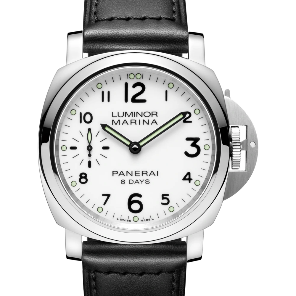 Panerai Marina 8 Days Acciaio, 44 mm, AISI 316L Polished Steel