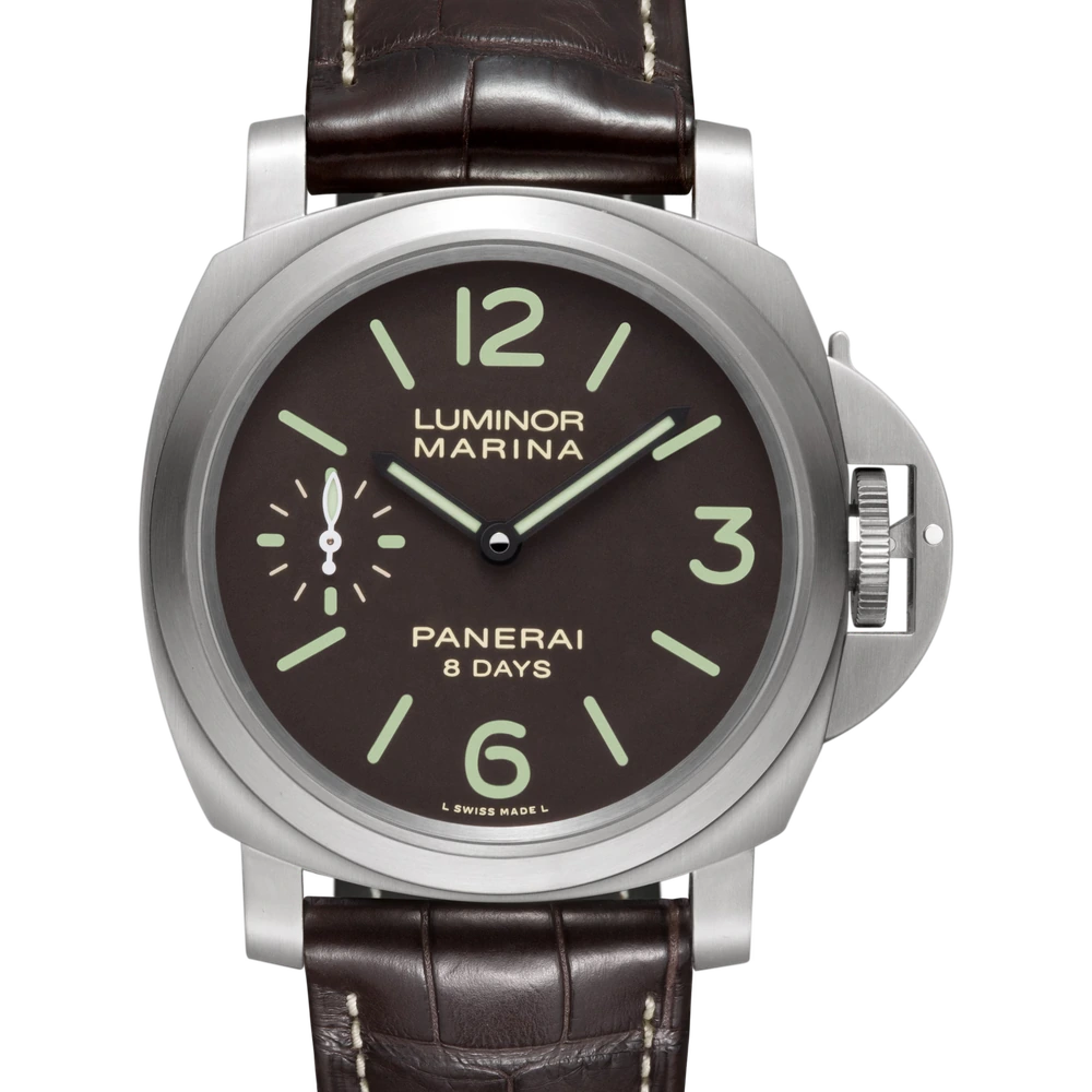 Panerai 8 Days, 44 mm, Brushed Titanium