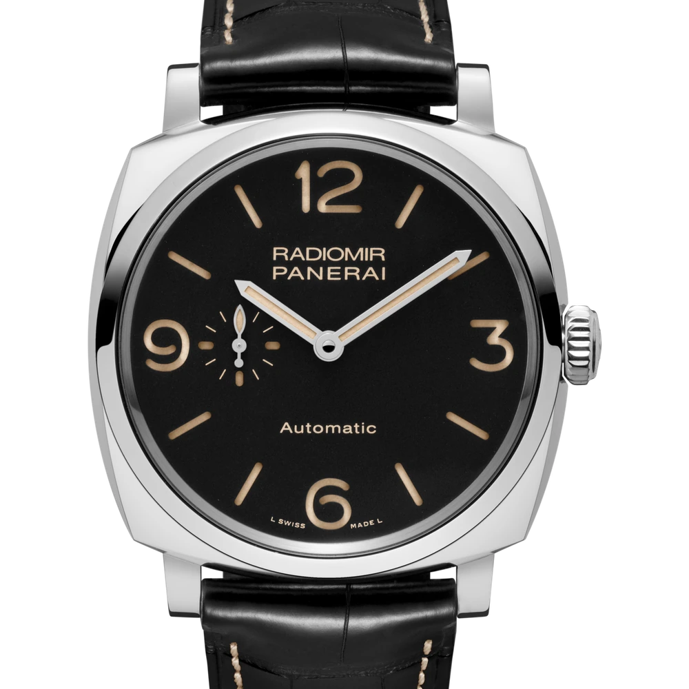 Panerai 45 mm, AISI 316L Polished Steel