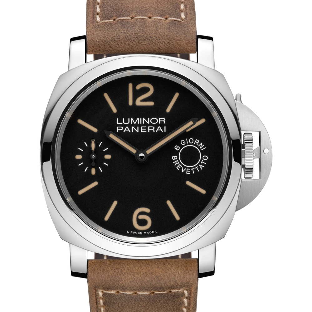 Panerai 8 Days, 44 mm, AISI 316L Polished Steel