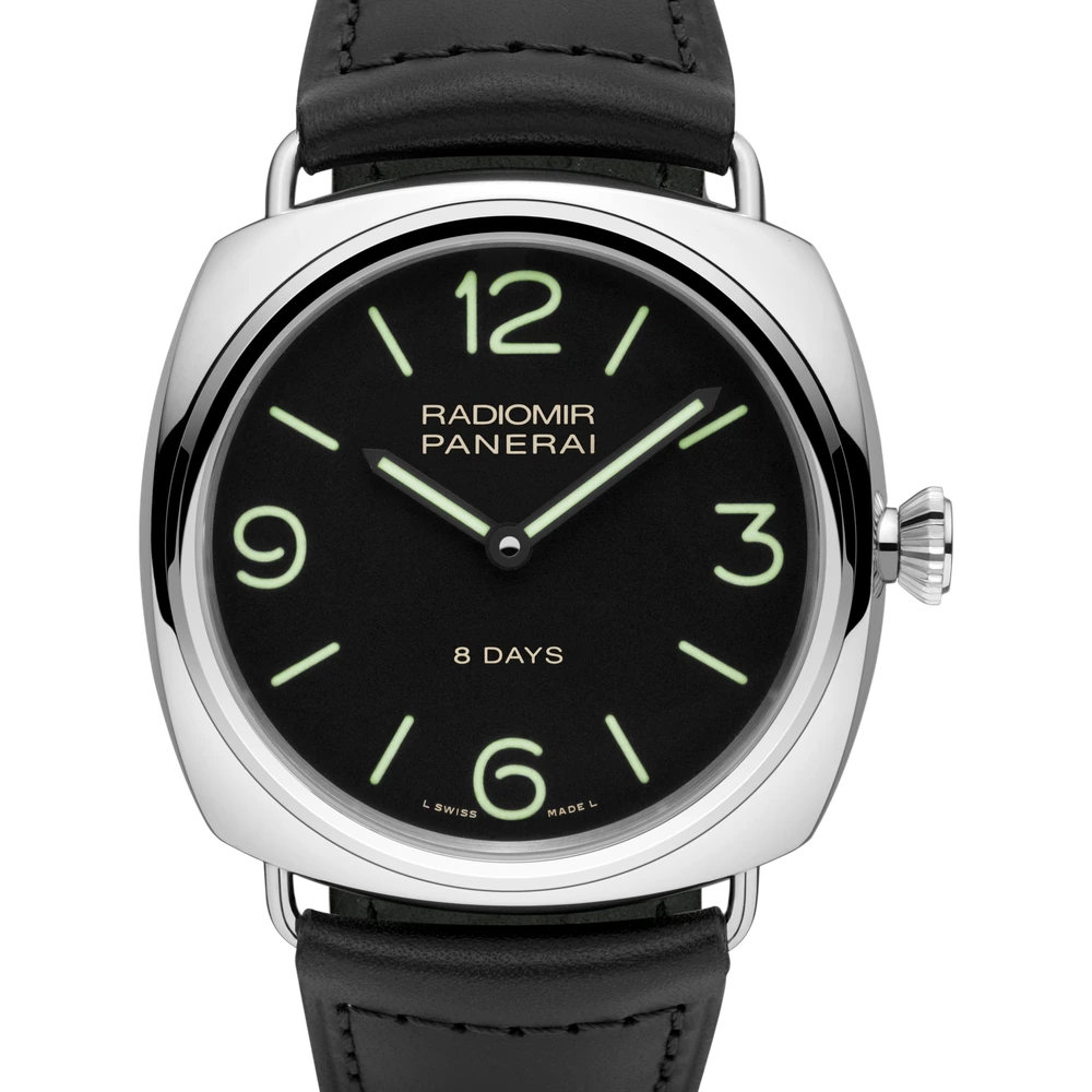 Panerai 8 Days, 45 mm, AISI 316L Polished Steel