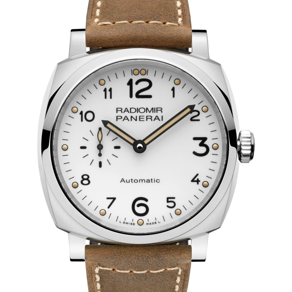 Panerai 42 mm, AISI 316L Polished Steel