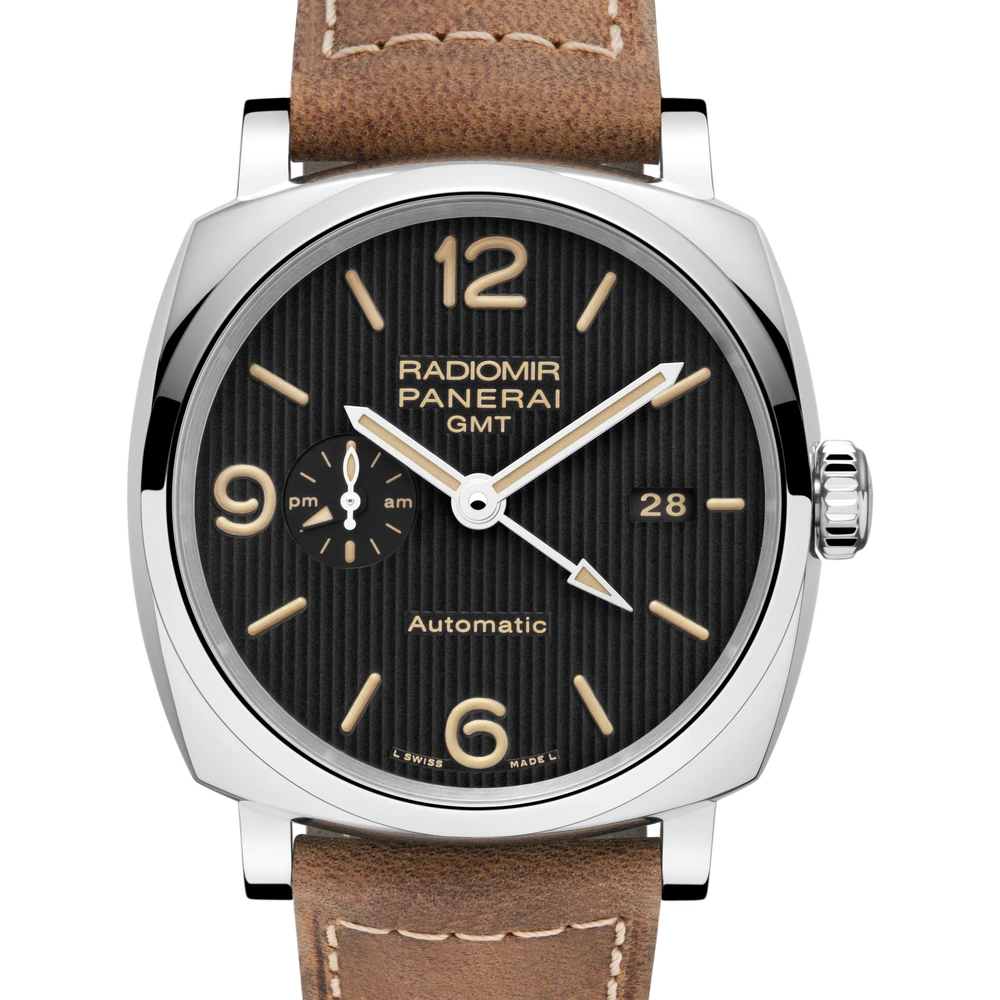 Panerai GMT, 45 mm, AISI 316L polished steel