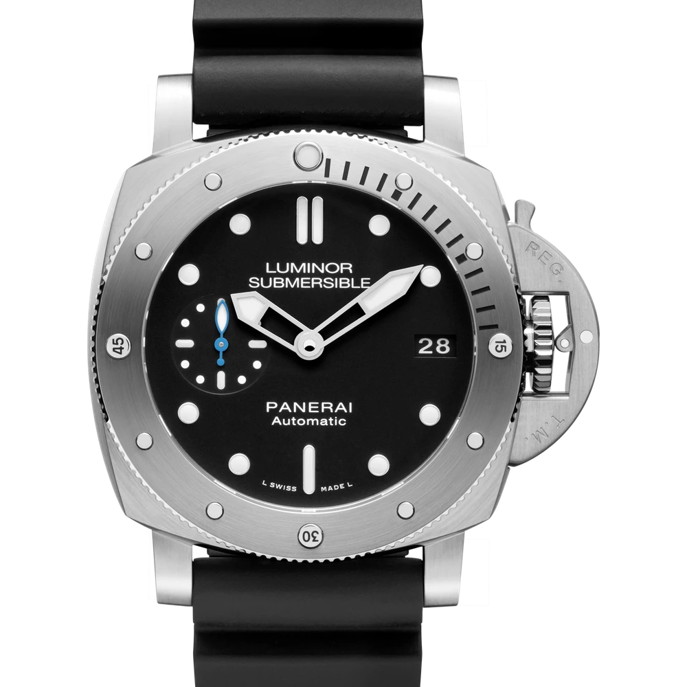 Panerai 42 mm, AISI 316L brushed steel