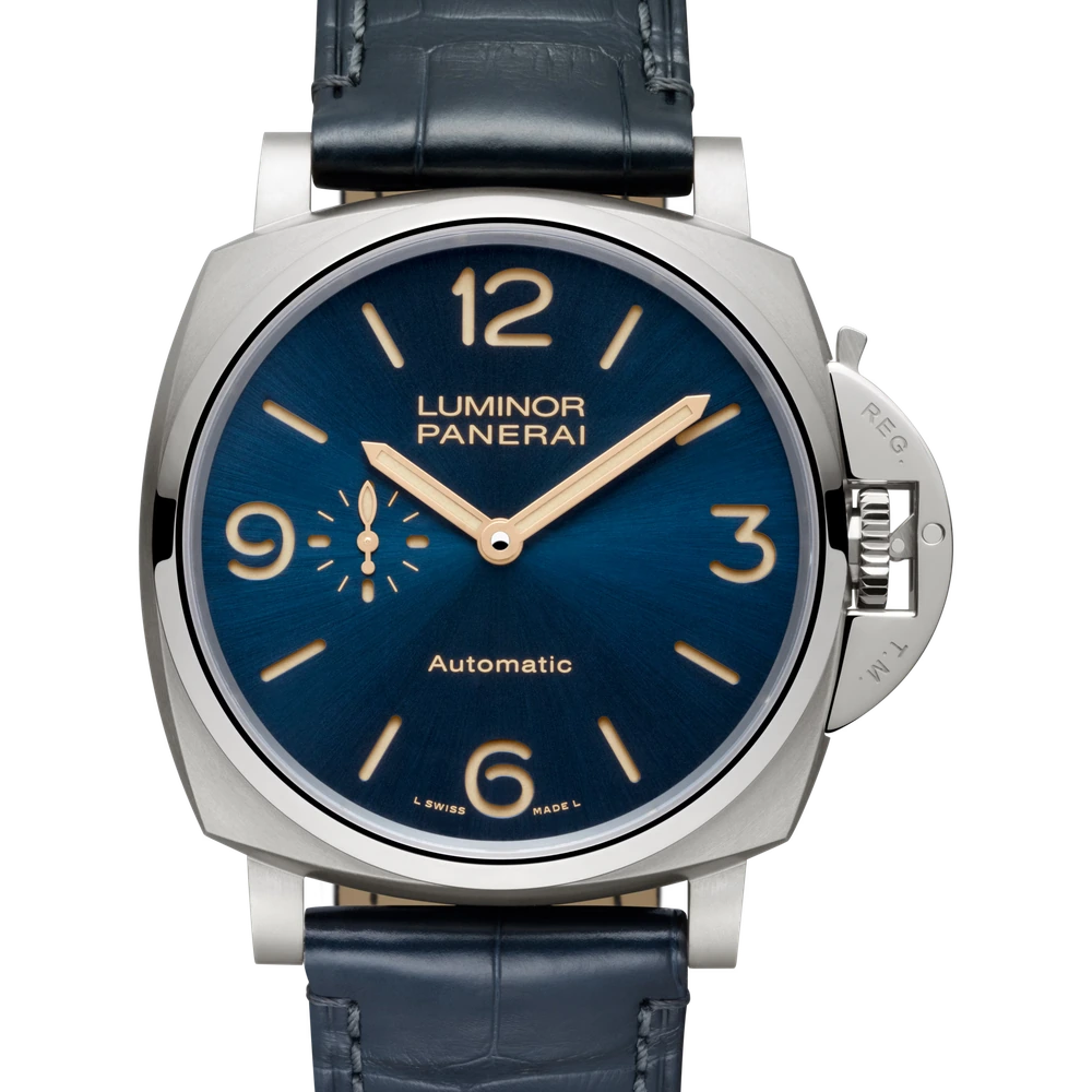 Panerai 45 mm, Brushed titanium