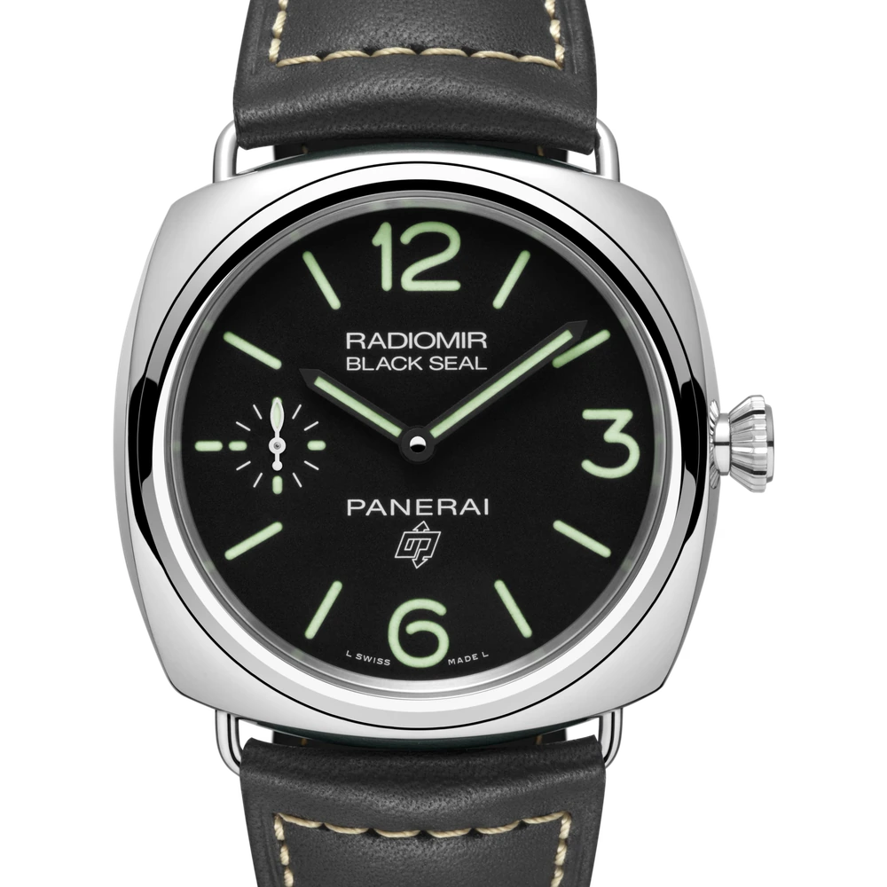 Panerai Black Seal Logo, 45 mm, AISI 316L polished steel