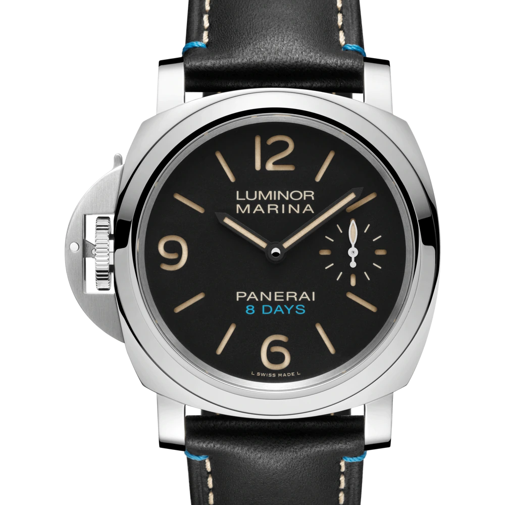 Panerai Left-handed 8 Days, 44 mm, AISI 316L polished steel