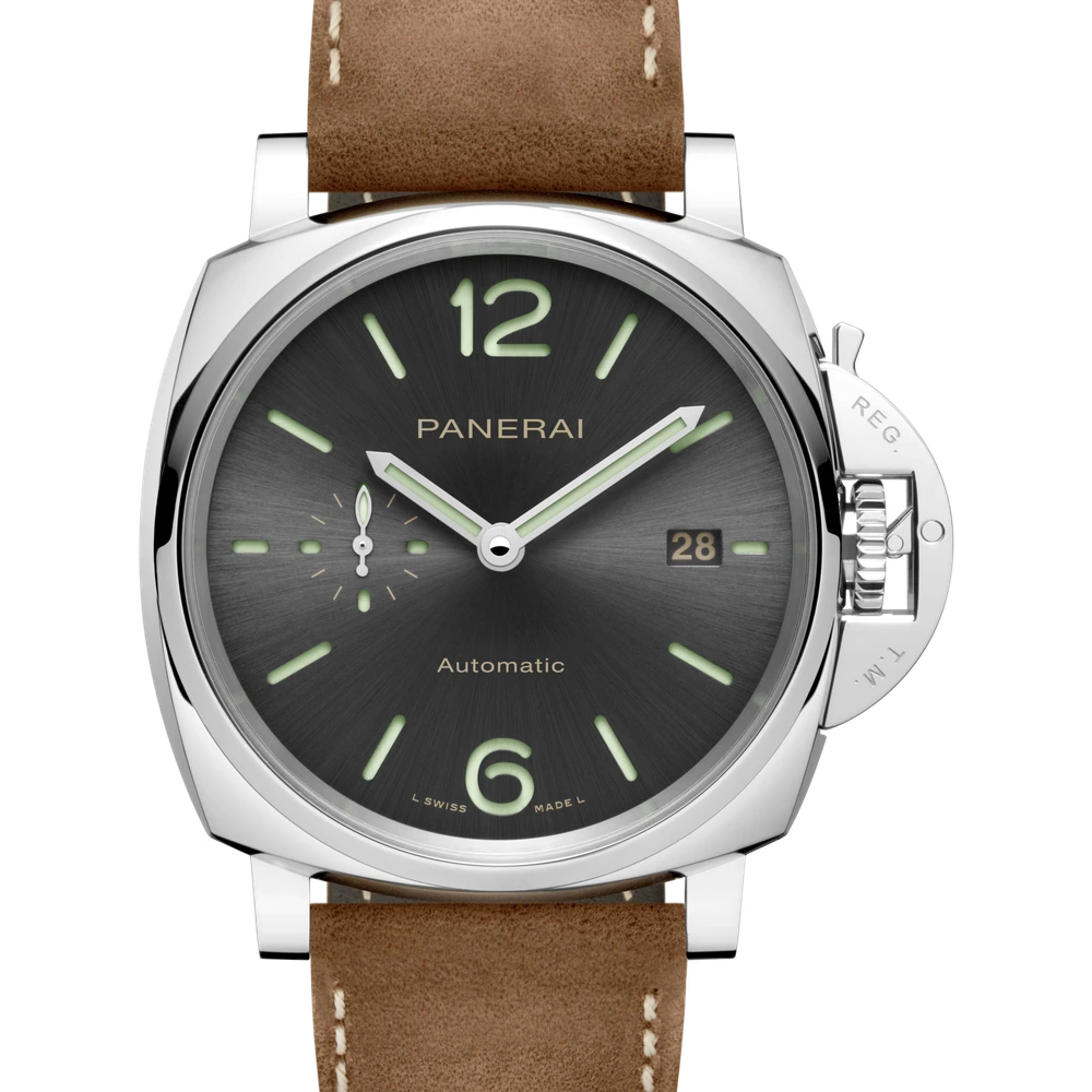Panerai 42 mm, AISI 316L polished steel