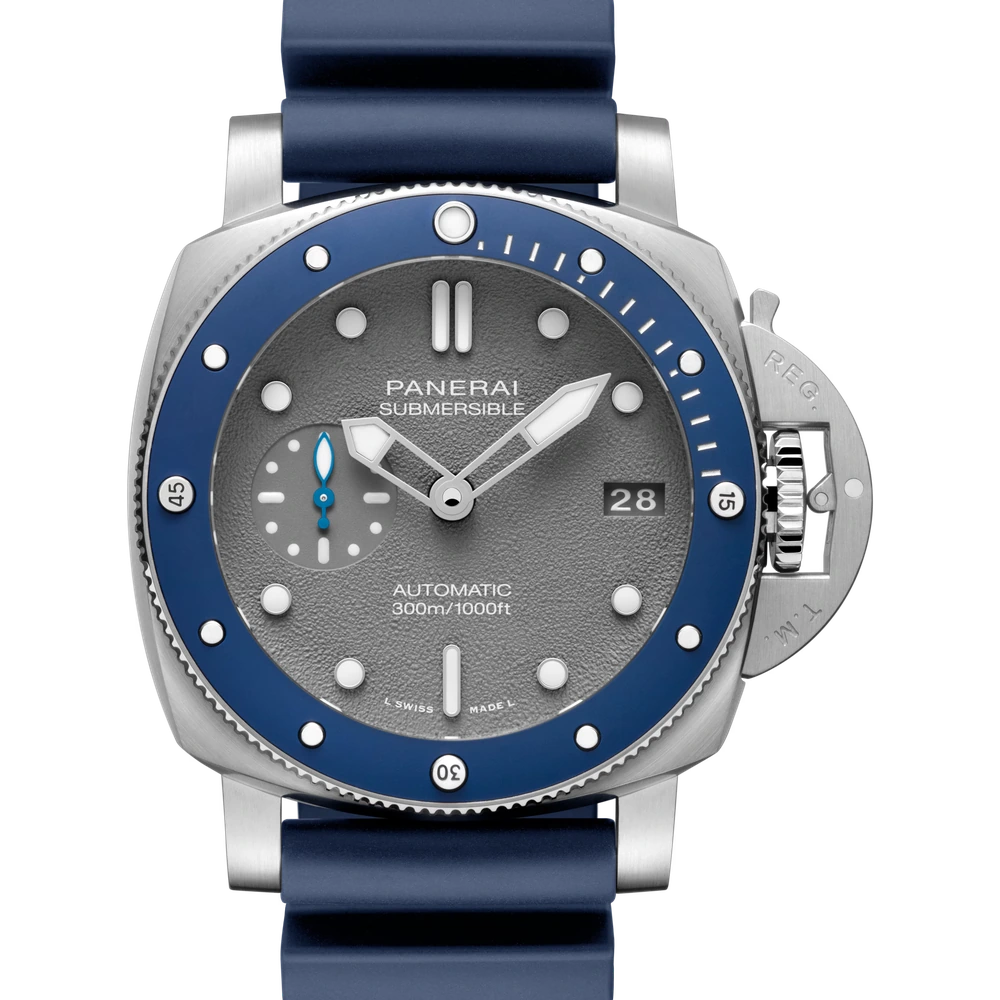 Panerai 42 mm, AISI 316L brushed steel