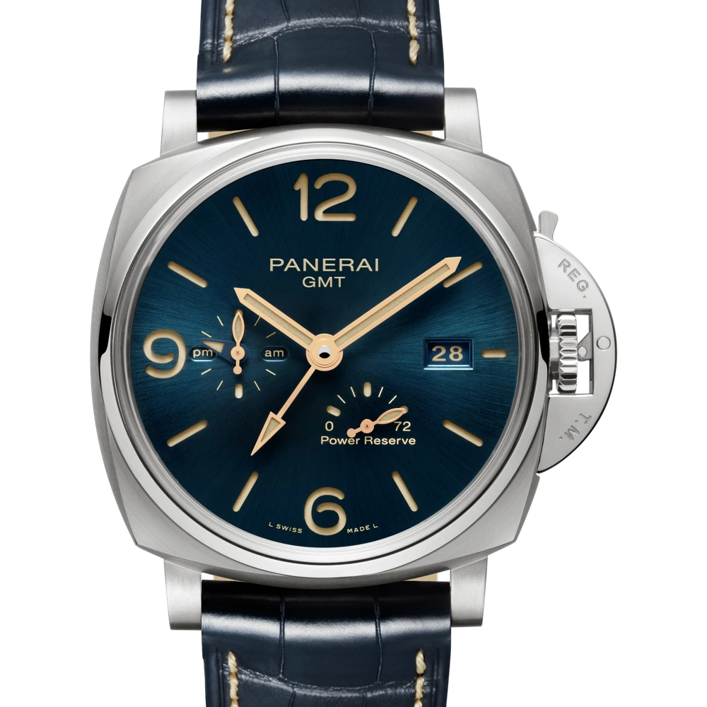 Panerai GMT Power Reserve, 45 mm, Brushed titanium