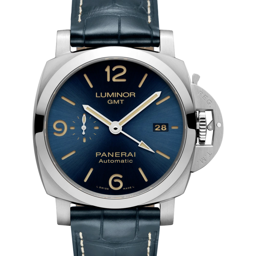 Panerai GMT, 44 mm, AISI 316L brushed steel