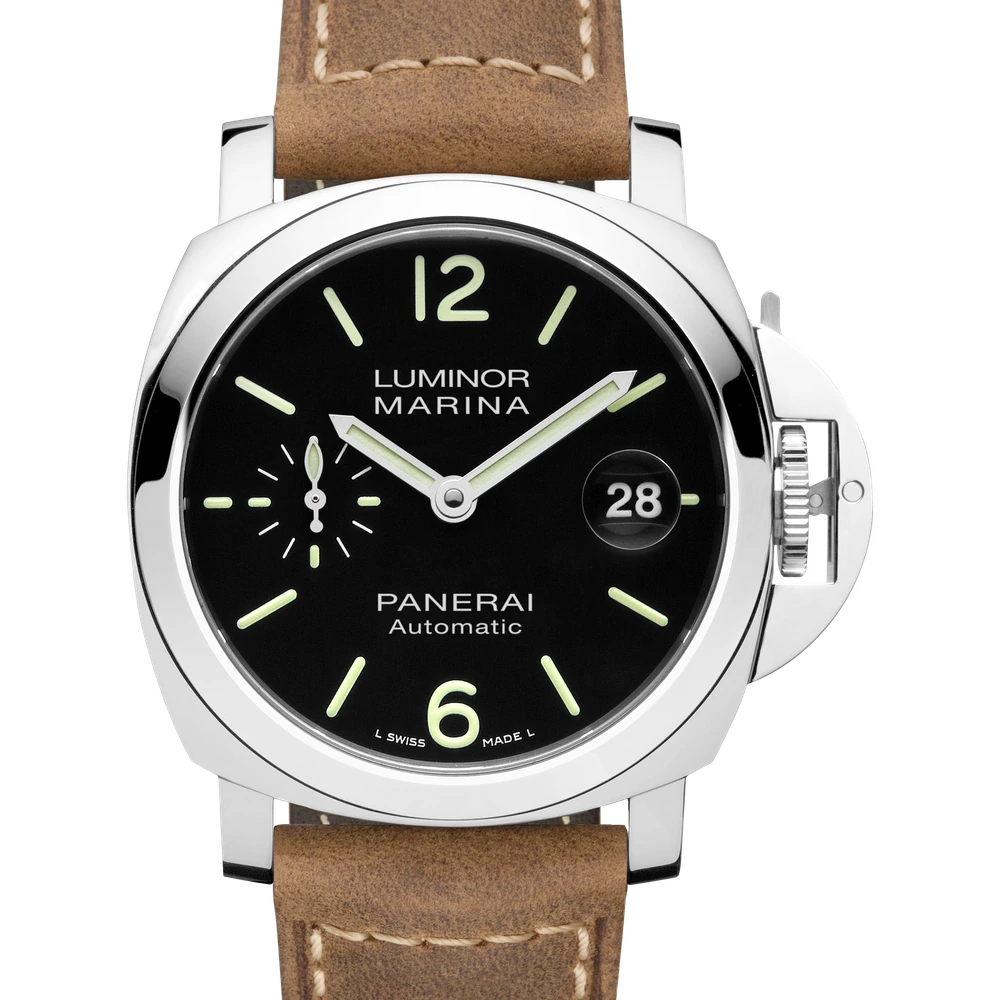 Panerai 40 mm, AISI 316L polished steel
