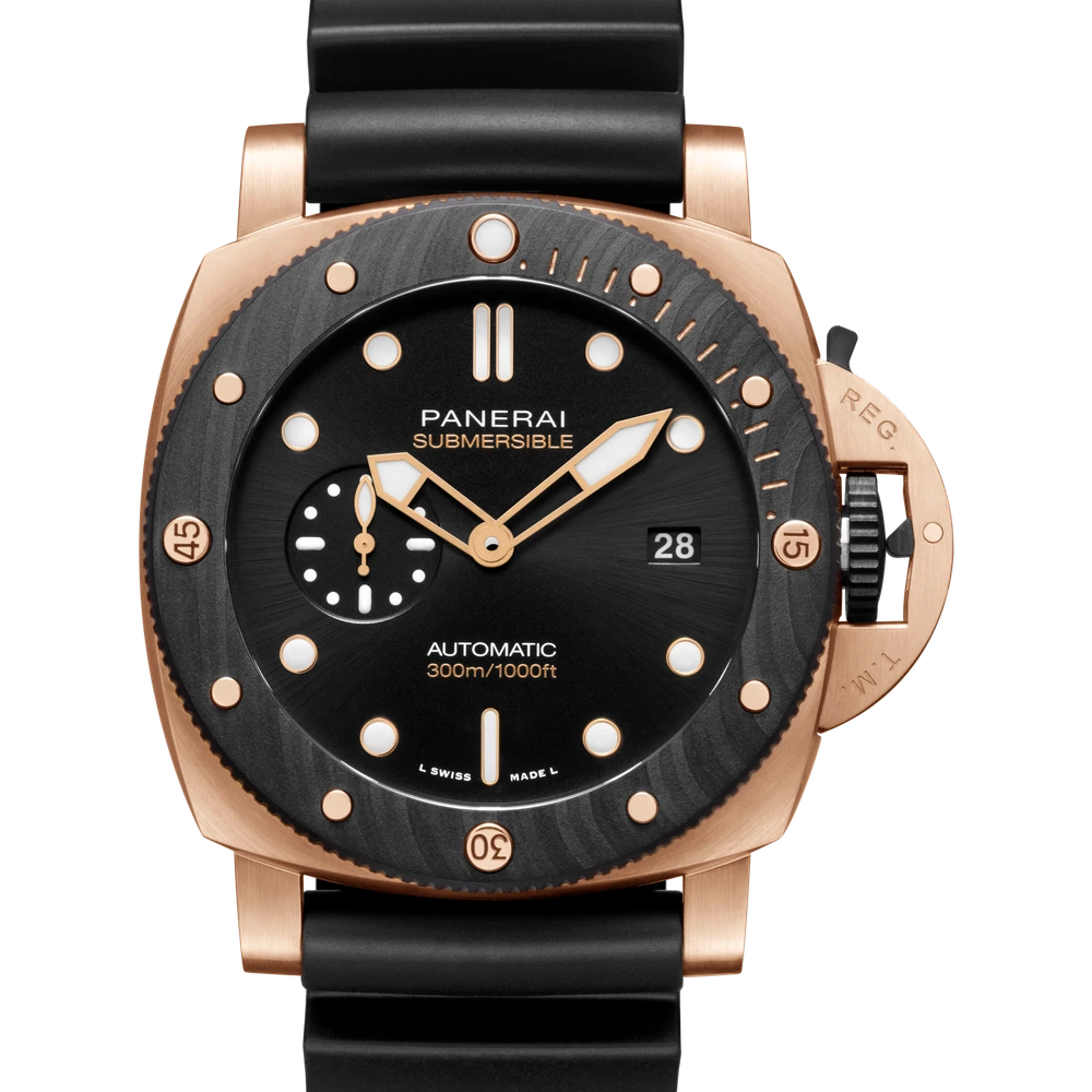 Panerai Goldtech™ OroCarbo, 44 mm, Brushed Goldtech™