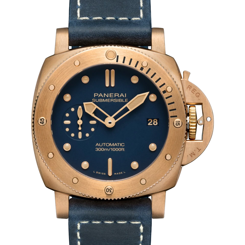 Panerai Bronzo, 42 mm, Brushed bronze