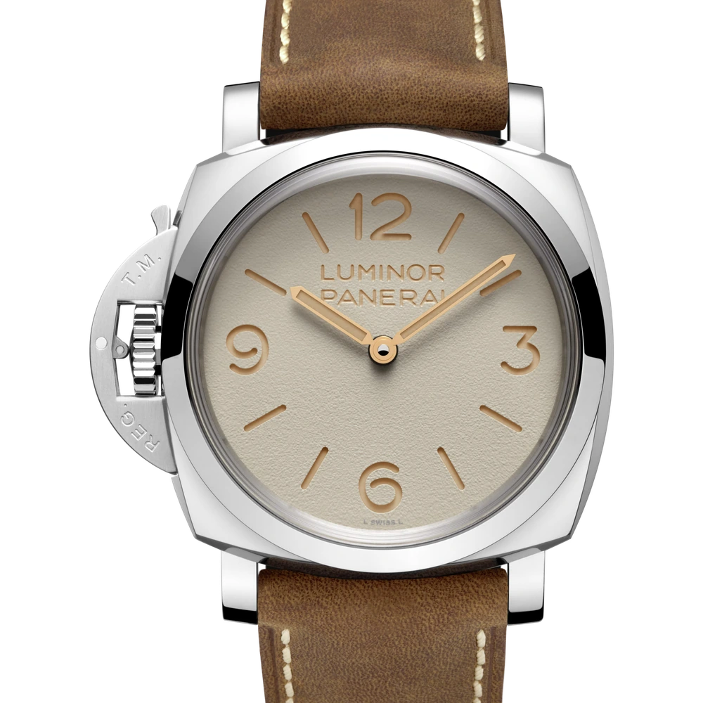 Panerai Left-Handed, 47 mm, AISI 316L brushed steel