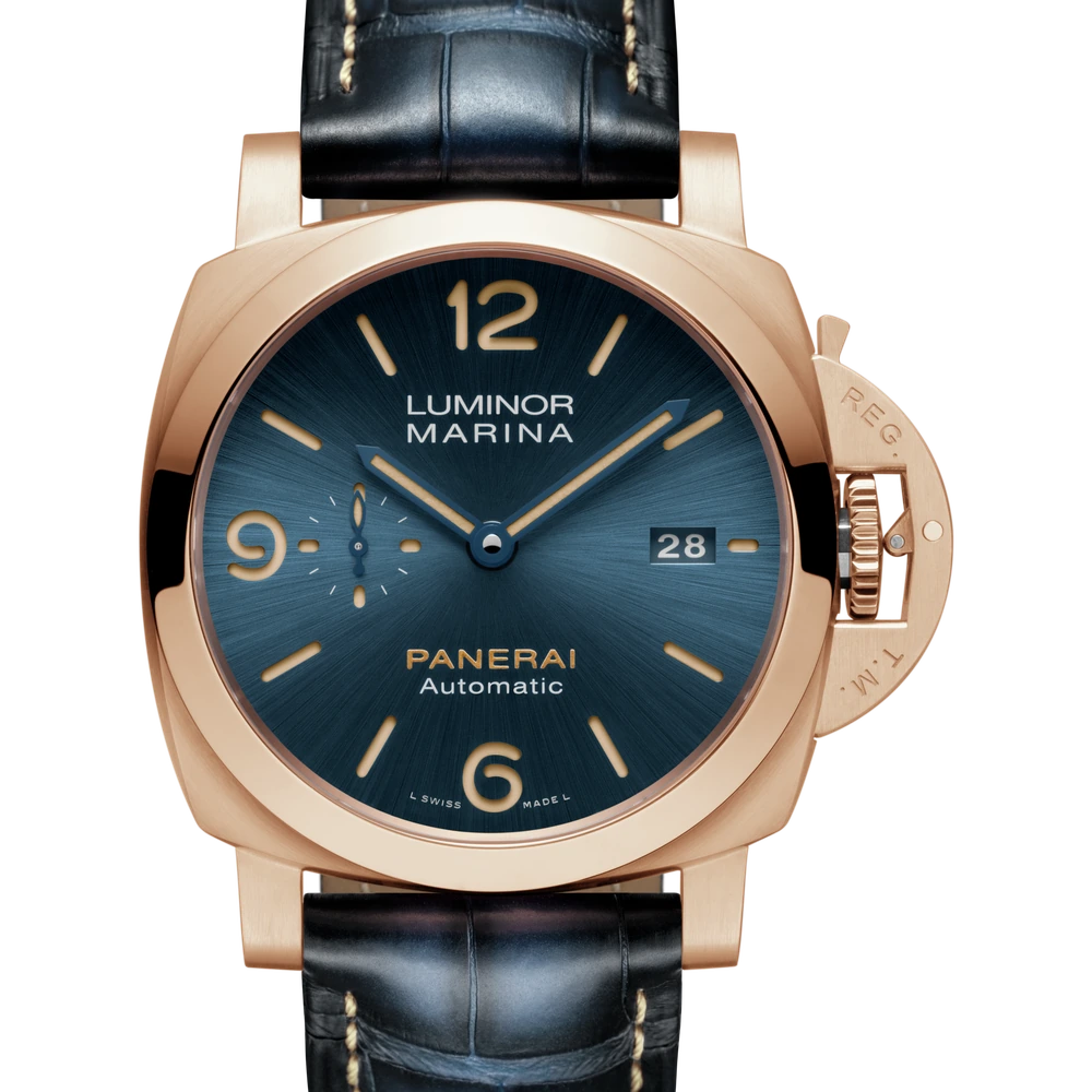 Panerai Marina Goldtech™, 44 mm, Brushed Panerai Goldtech™