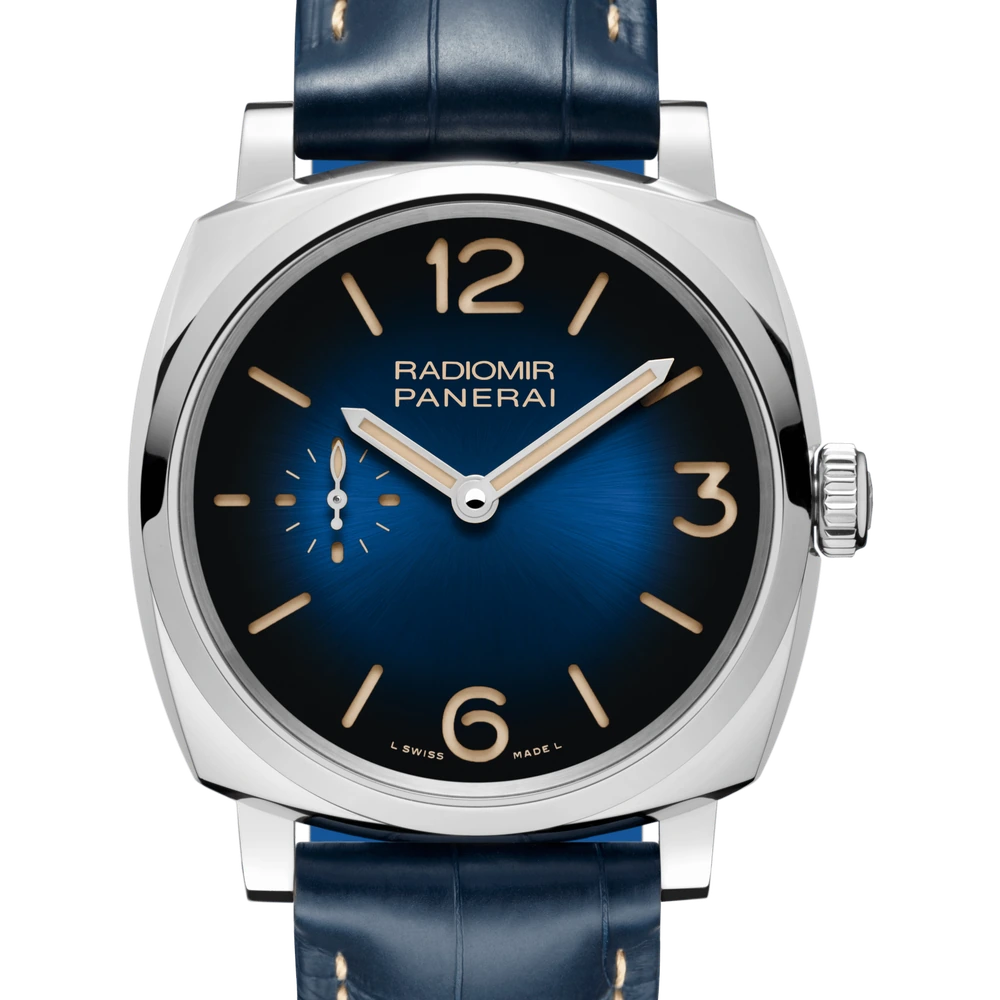 Panerai 42 mm, AISI 316L polished steel