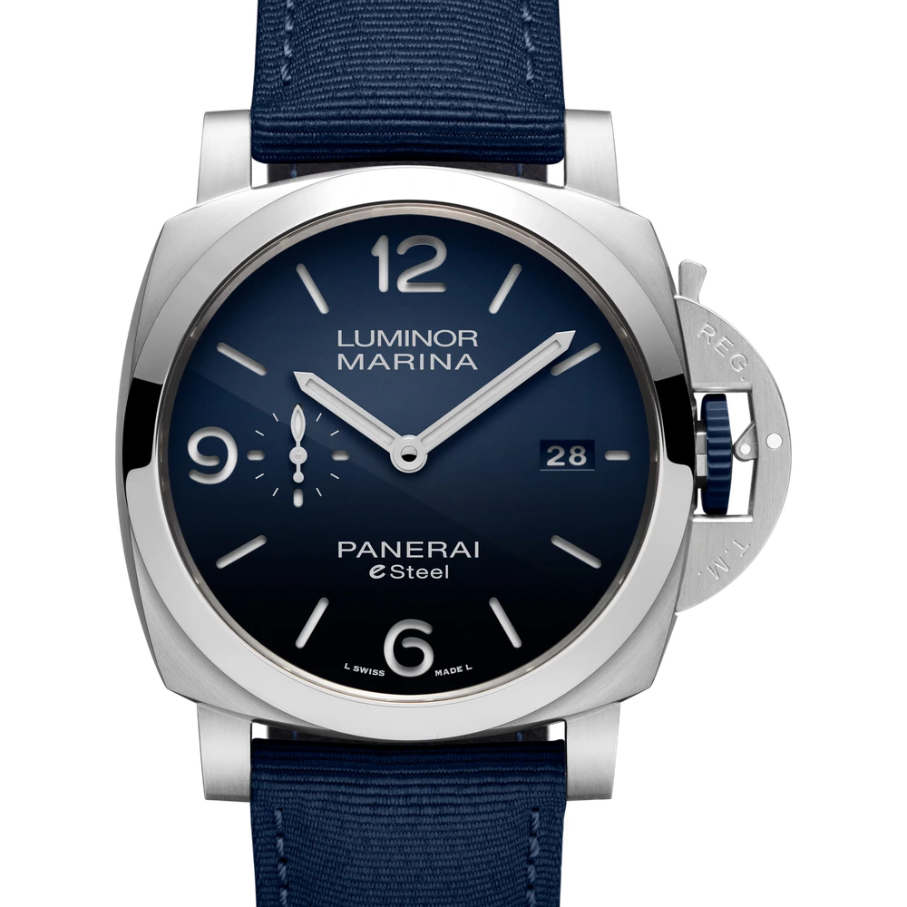 Panerai Marina Blu Profondo, 44 mm, eSteel
