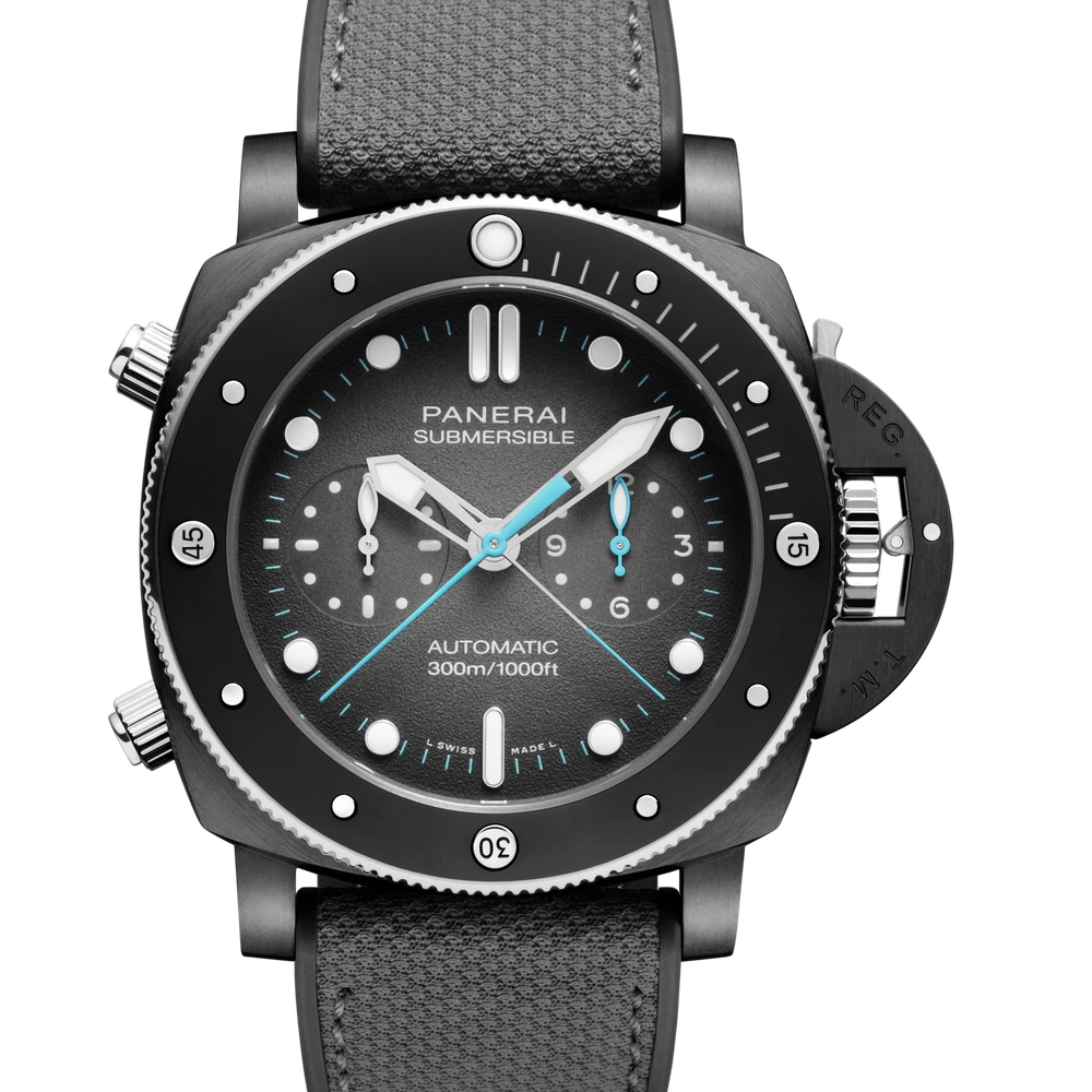 Panerai Chrono Flyback Jimmy Chin Edition, 47 mm, Brushed titanium DLC