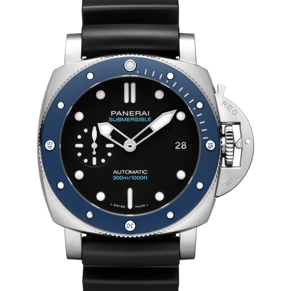 Panerai Azzurro, 42 mm, Brushed steel