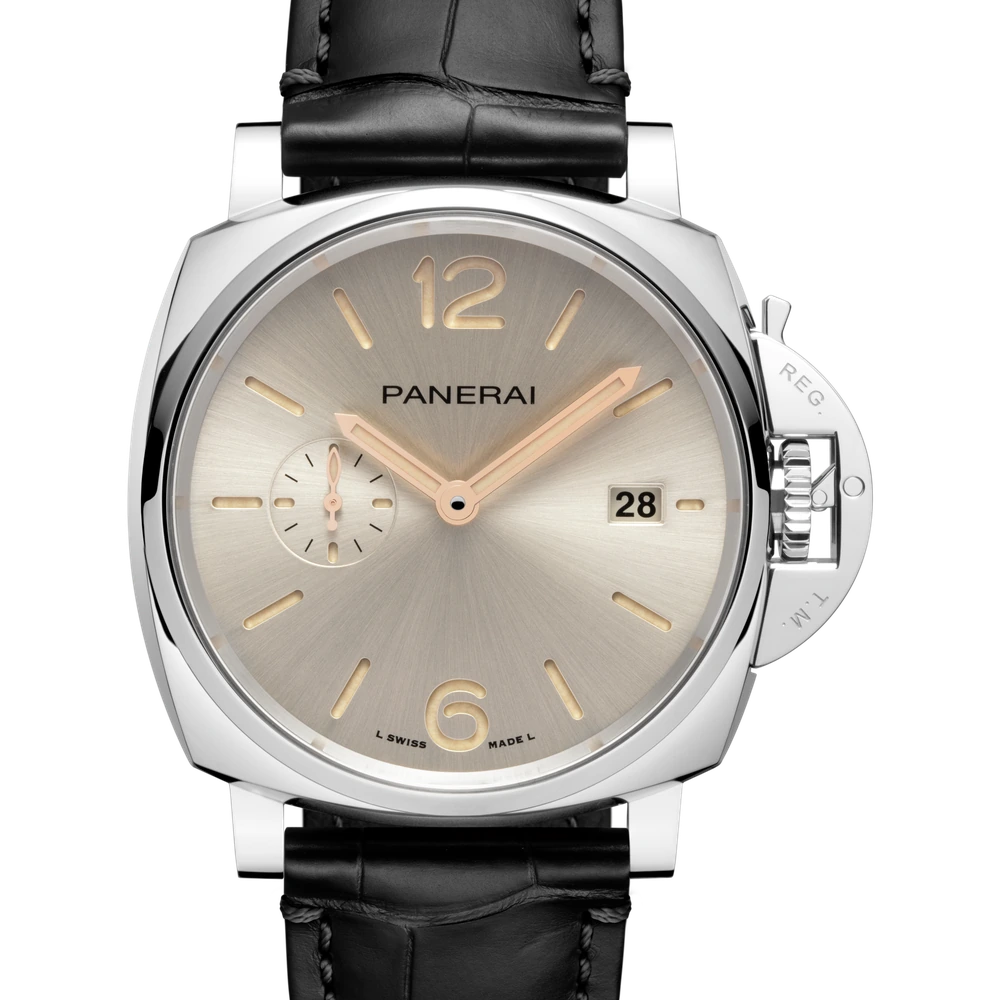 Panerai 42 mm, Polished steel