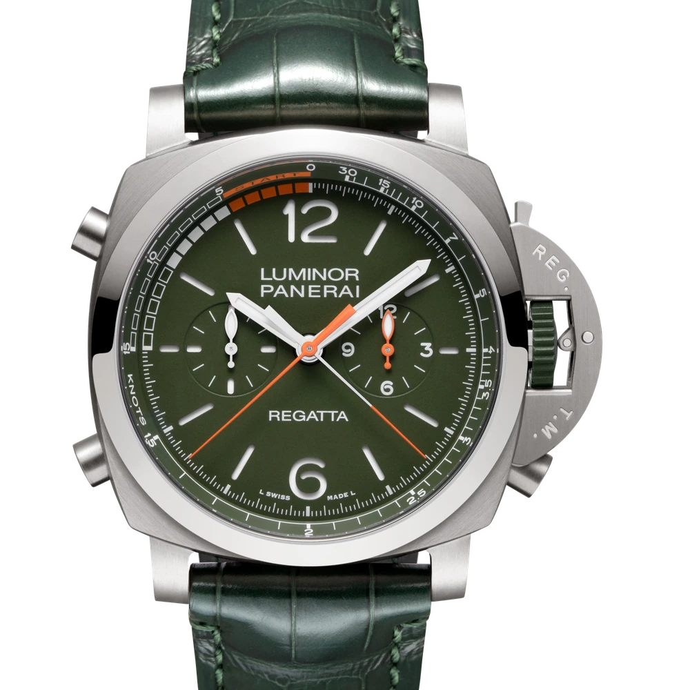 Panerai Regatta Chrono Flyback, 47 mm, Brushed titanium