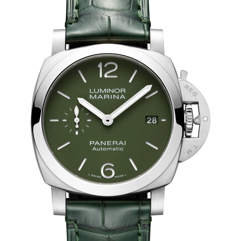 Panerai Quaranta Verde Militare, 40 mm, AISI 316L brushed steel