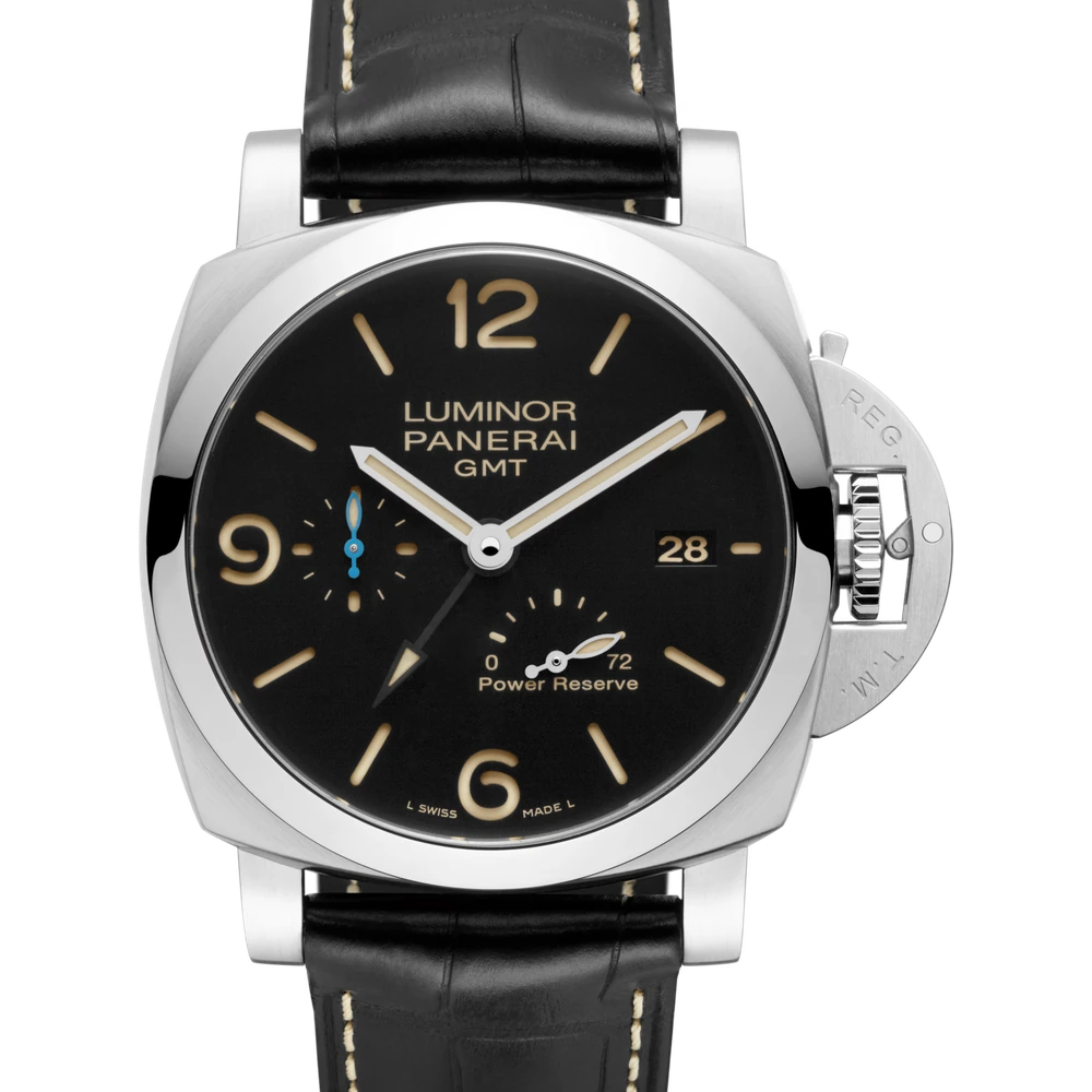 Panerai GMT Power Reserve, 44 mm, AISI 316L brushed steel