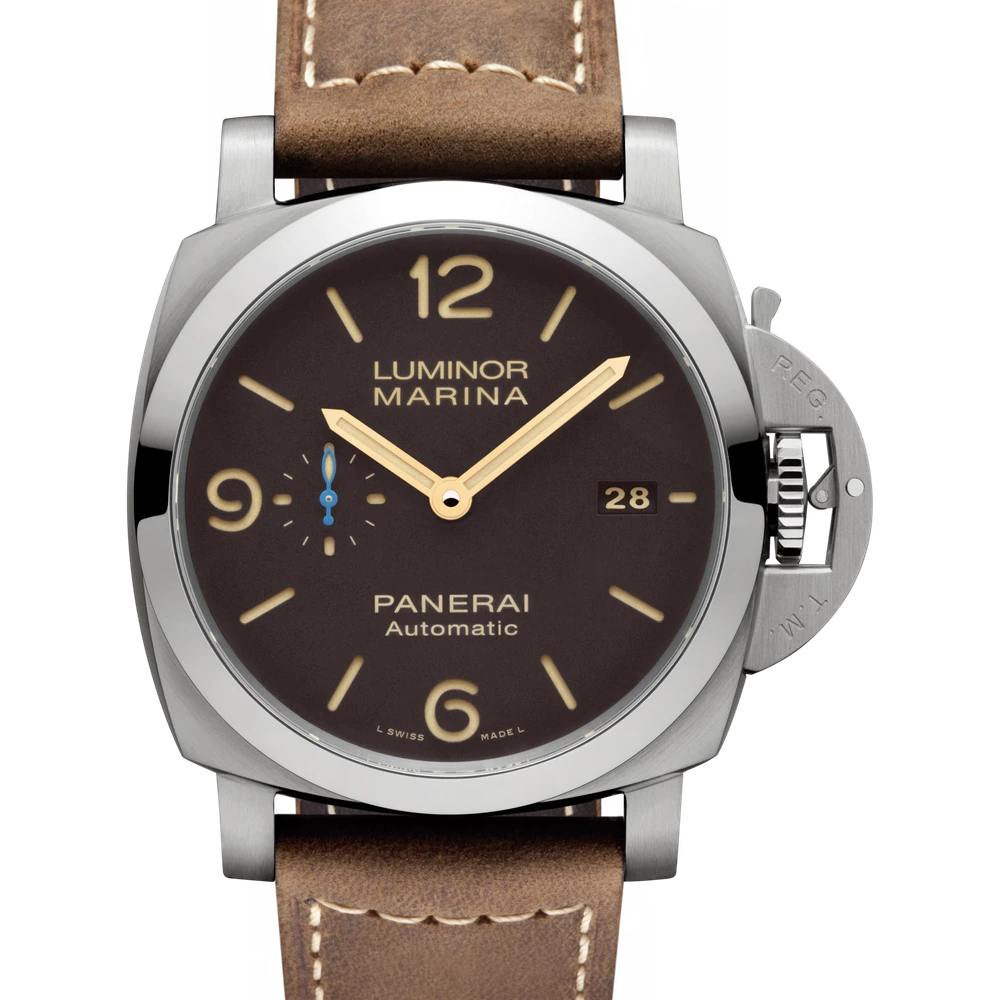 Panerai Marina, Diameter 44m, brushed titanium