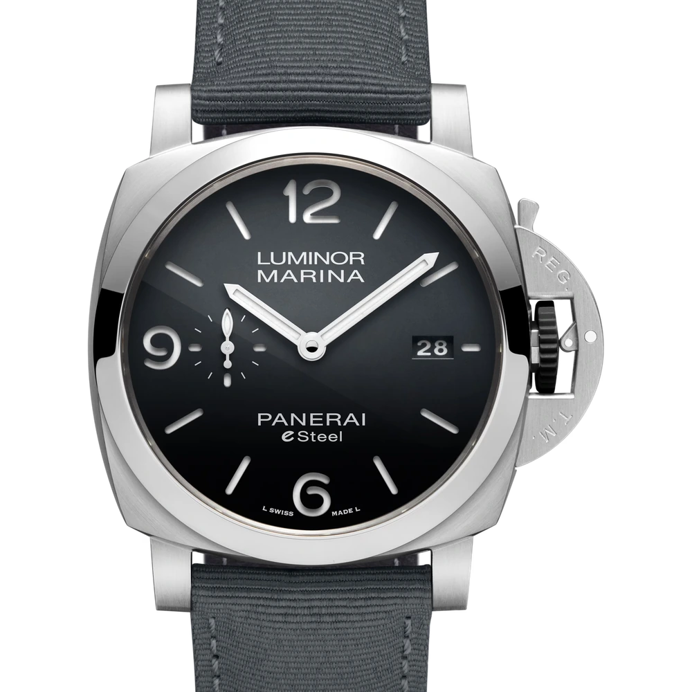 Panerai Marina Grigio Roccia, 44 mm, eSteel