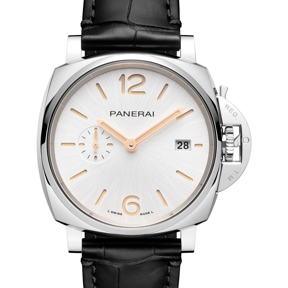 Panerai 42 mm, Polished steel