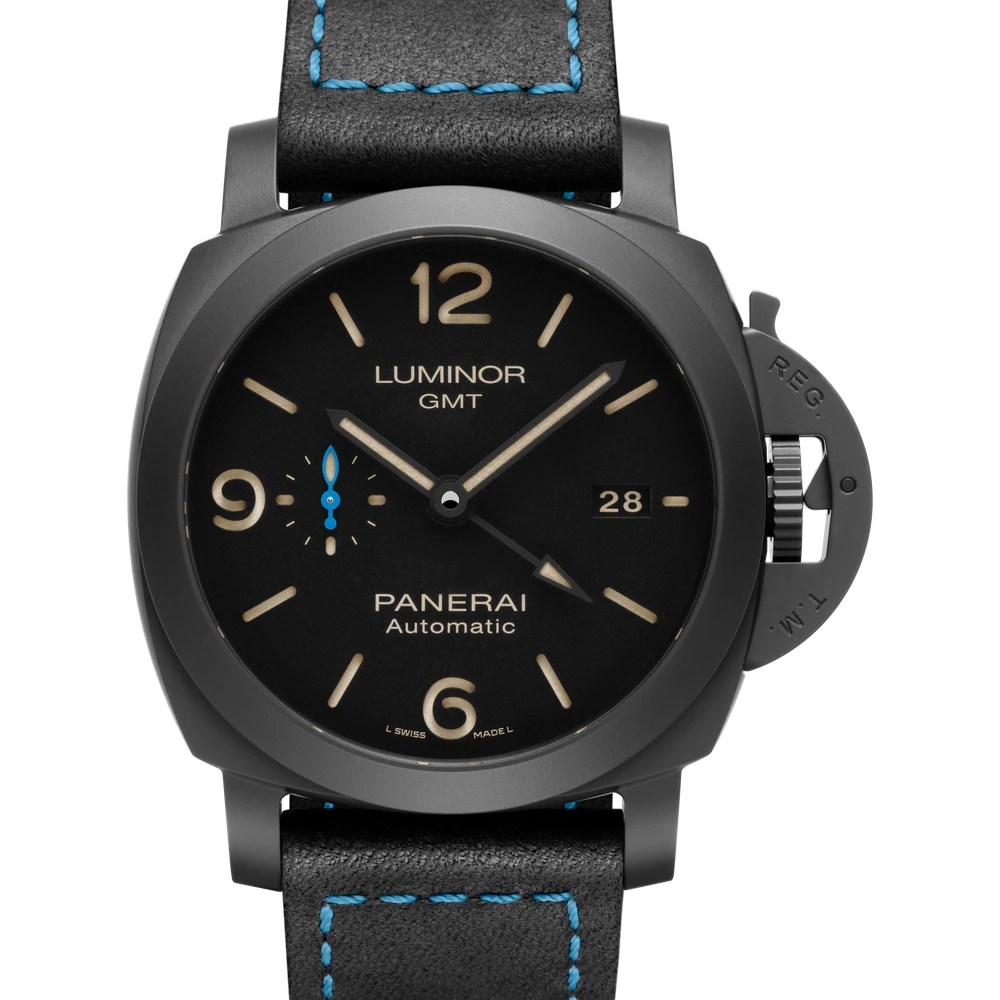 Panerai GMT, 44 mm, Black ceramic