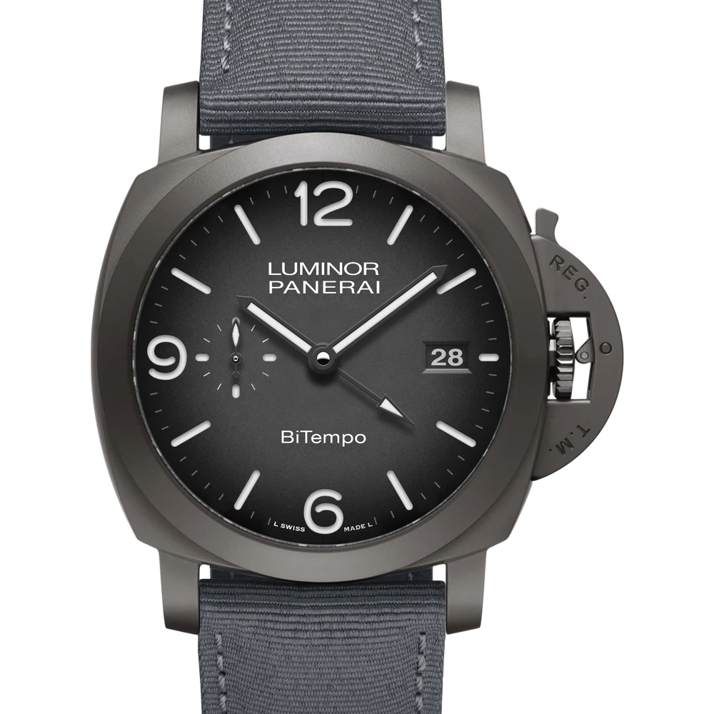 Panerai BiTempo Titanium DLC - New York, 44 mm, Titanium DLC