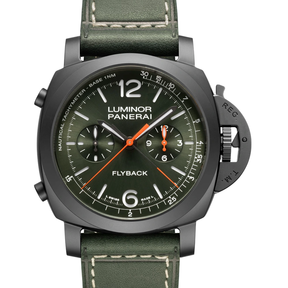Panerai Chrono Flyback, 44 mm, Black ceramic