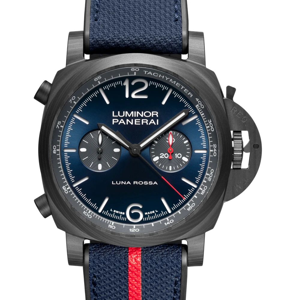Panerai Chrono Carbotech™ Luna Rossa Experience, 44 mm, Carbotech™