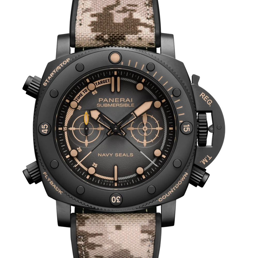 Panerai Chrono Navy SEALs Titanio, 47 mm, Titanium