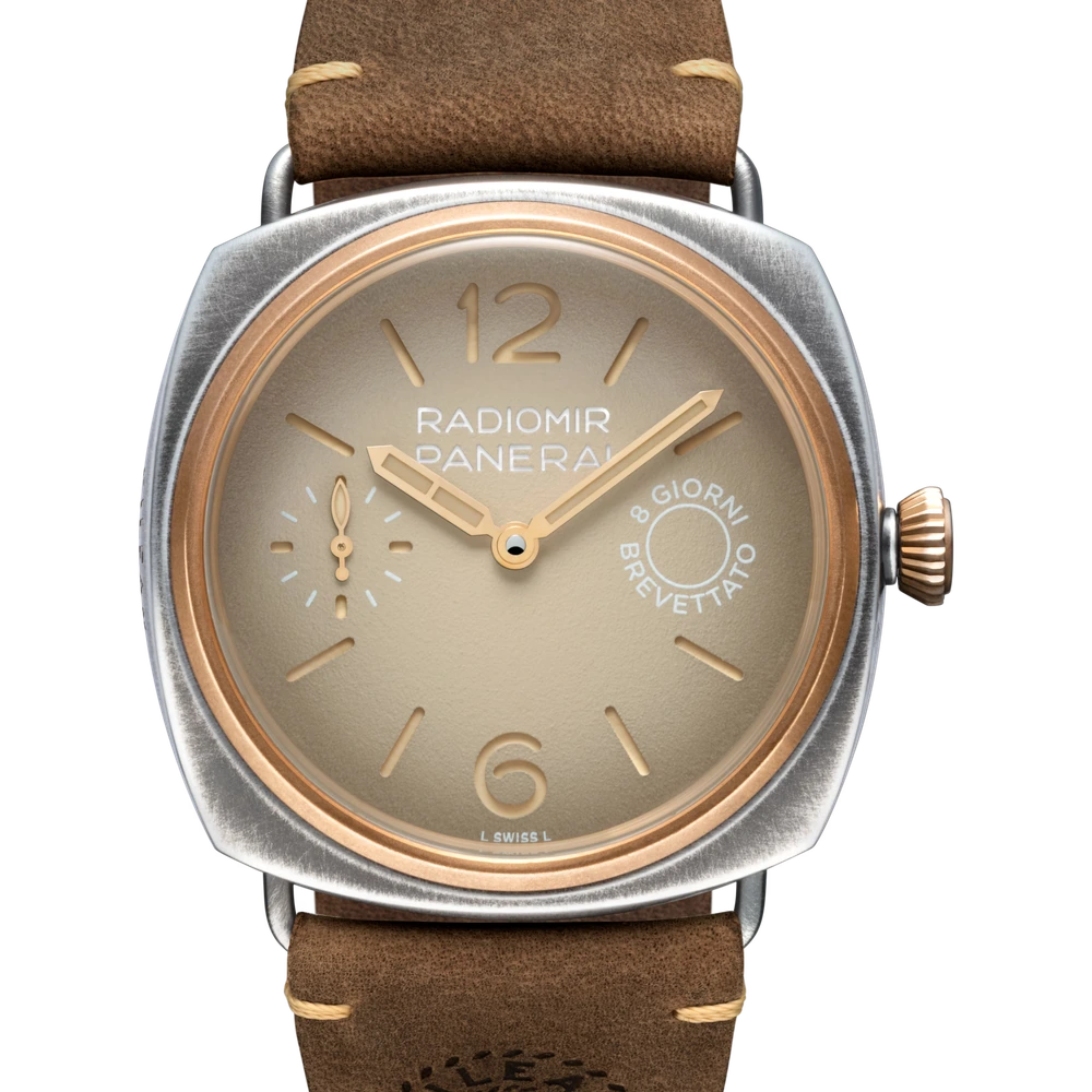 Panerai 8 Giorni Eilean, 45 mm, Acier - bronze