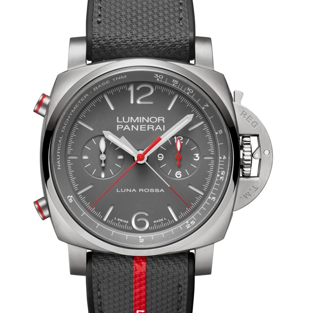 Panerai Chrono Flyback Luna Rossa Titanio, 44 mm, Titanium