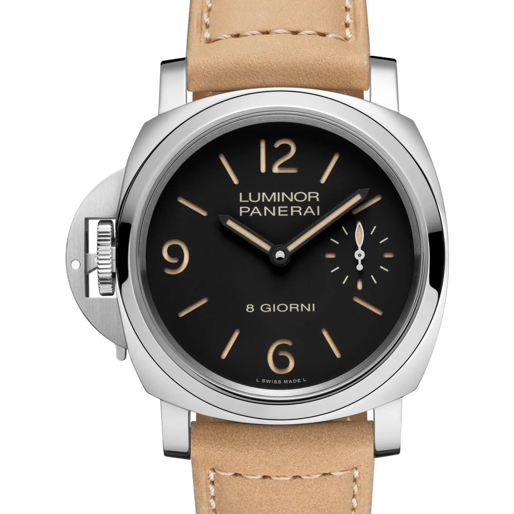 Panerai Destro 8 Giorni, 44 mm, Steel