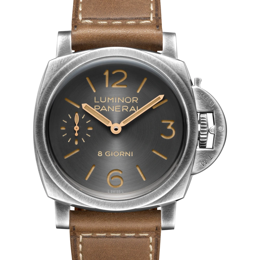 Panerai 8 Giorni, 44 mm, Steel
