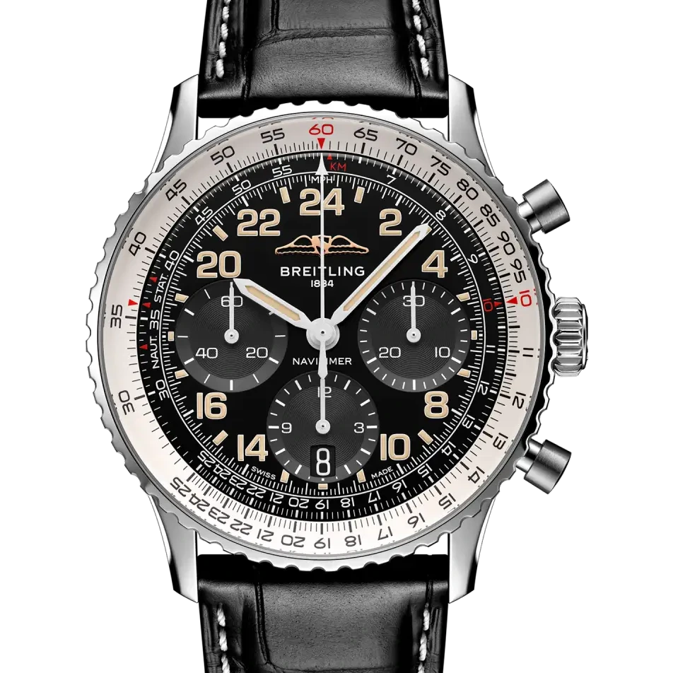 Breitling Navitimer B02 Chronograph 41 Cosmonaute, 41 mm, stainless steel & platinum, anthracite dial