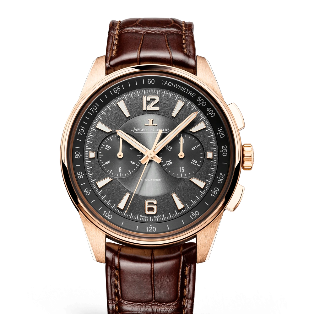 Jaeger-LeCoultre Chronograph, Pink gold, Charcoal Grey