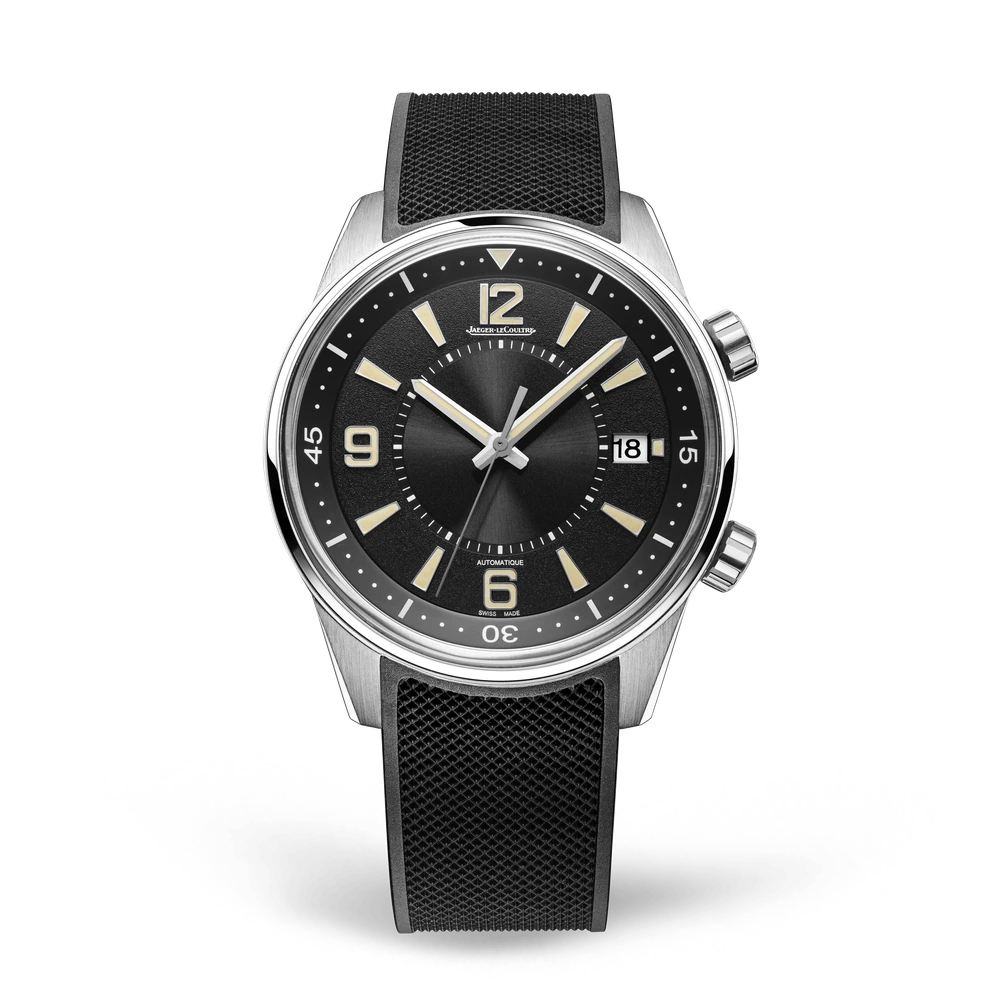 Jaeger-LeCoultre Date, Stainless steel, Black