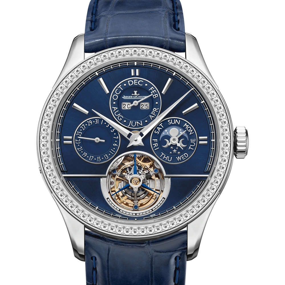 Jaeger-LeCoultre Calibre 985, Platinum 950/1000, Blue