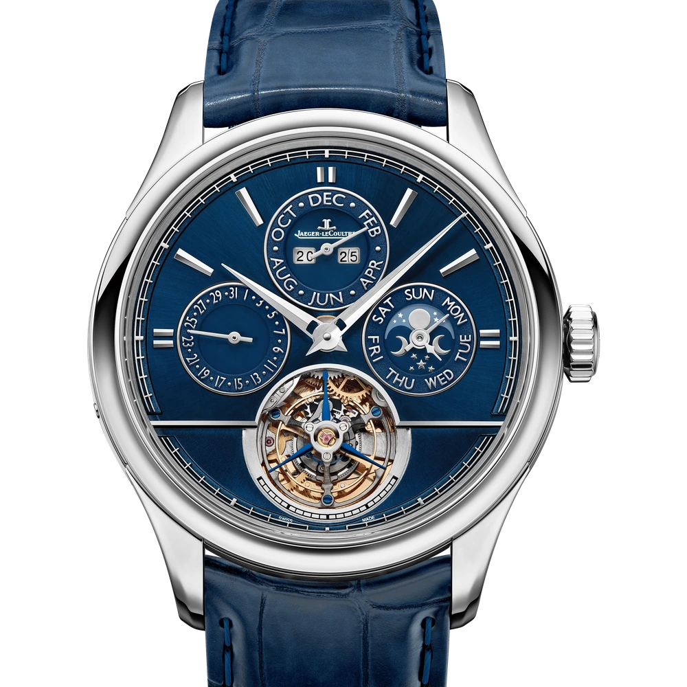 Jaeger-LeCoultre Calibre 985, Platinum 950/1000, Blue