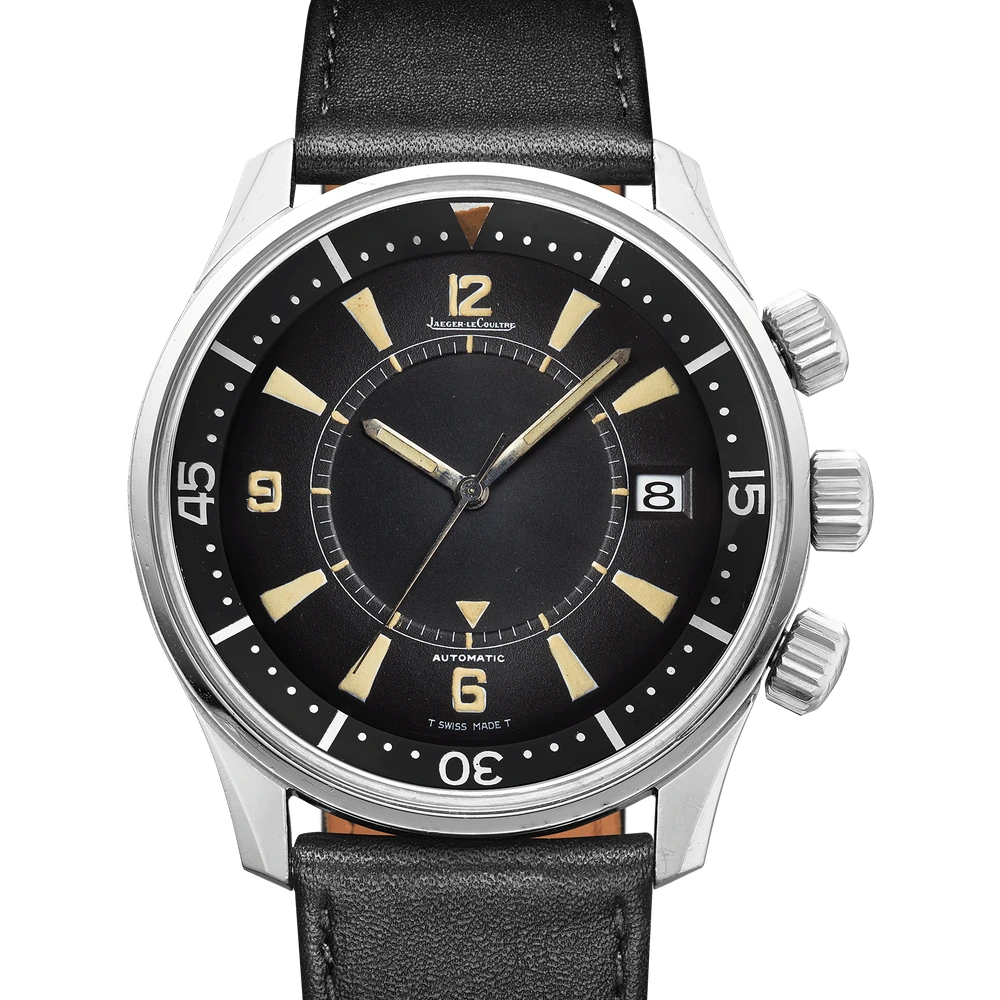 Jaeger-LeCoultre Memovox Polaris, Stainless steel, Black