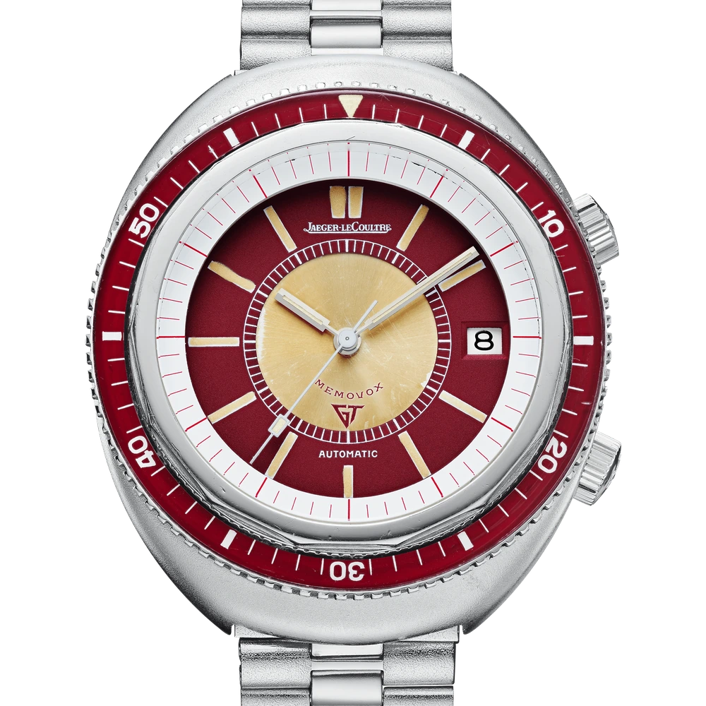 Jaeger-LeCoultre Memovox Polaris II, Stainless steel, Red