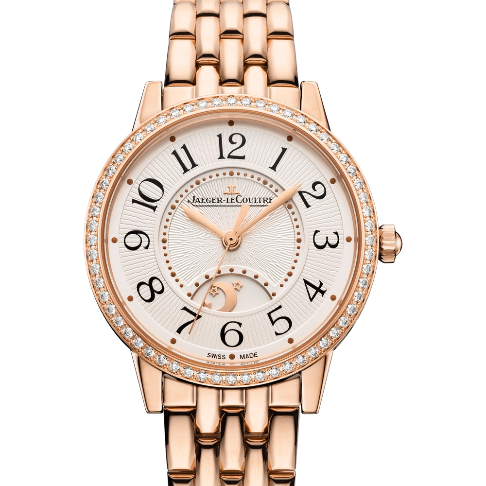 Jaeger-LeCoultre Night & Day, Pink gold, Silvered grey