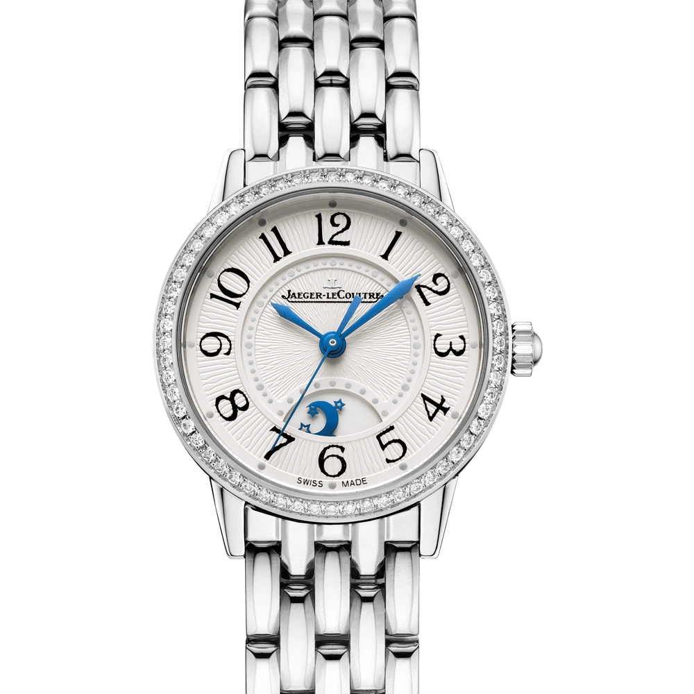 Jaeger-LeCoultre Night & Day, Stainless steel, Silvered grey