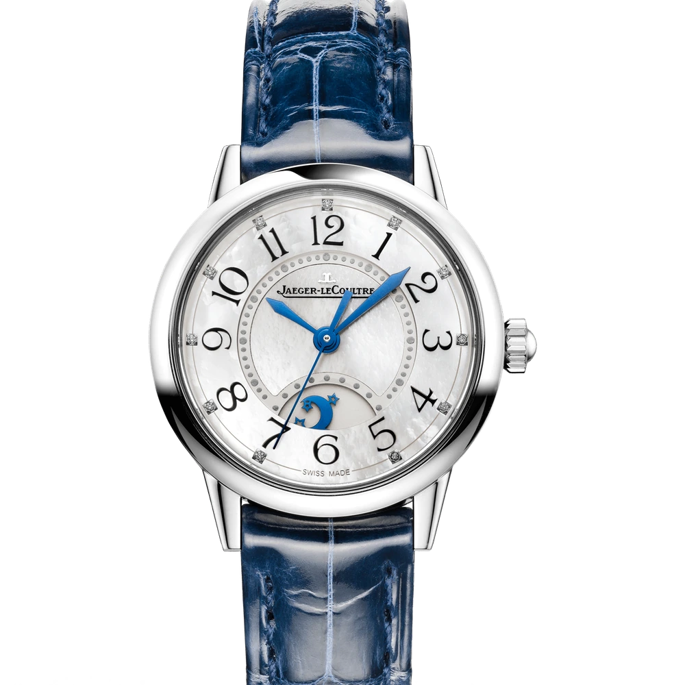Jaeger-LeCoultre Night & Day, Stainless steel, Silvered grey
